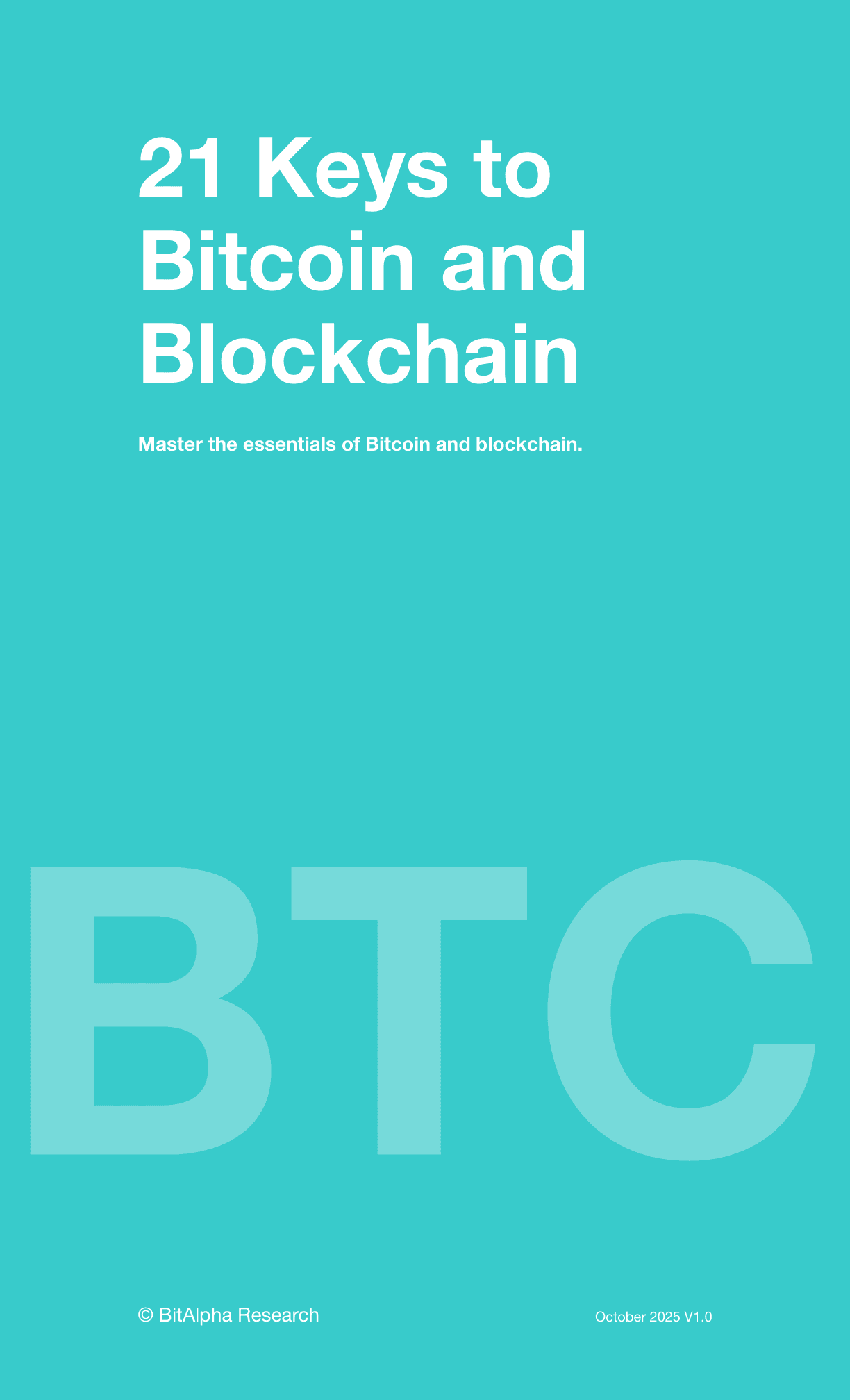 21 Keys to Bitcoin and Blockchain cover