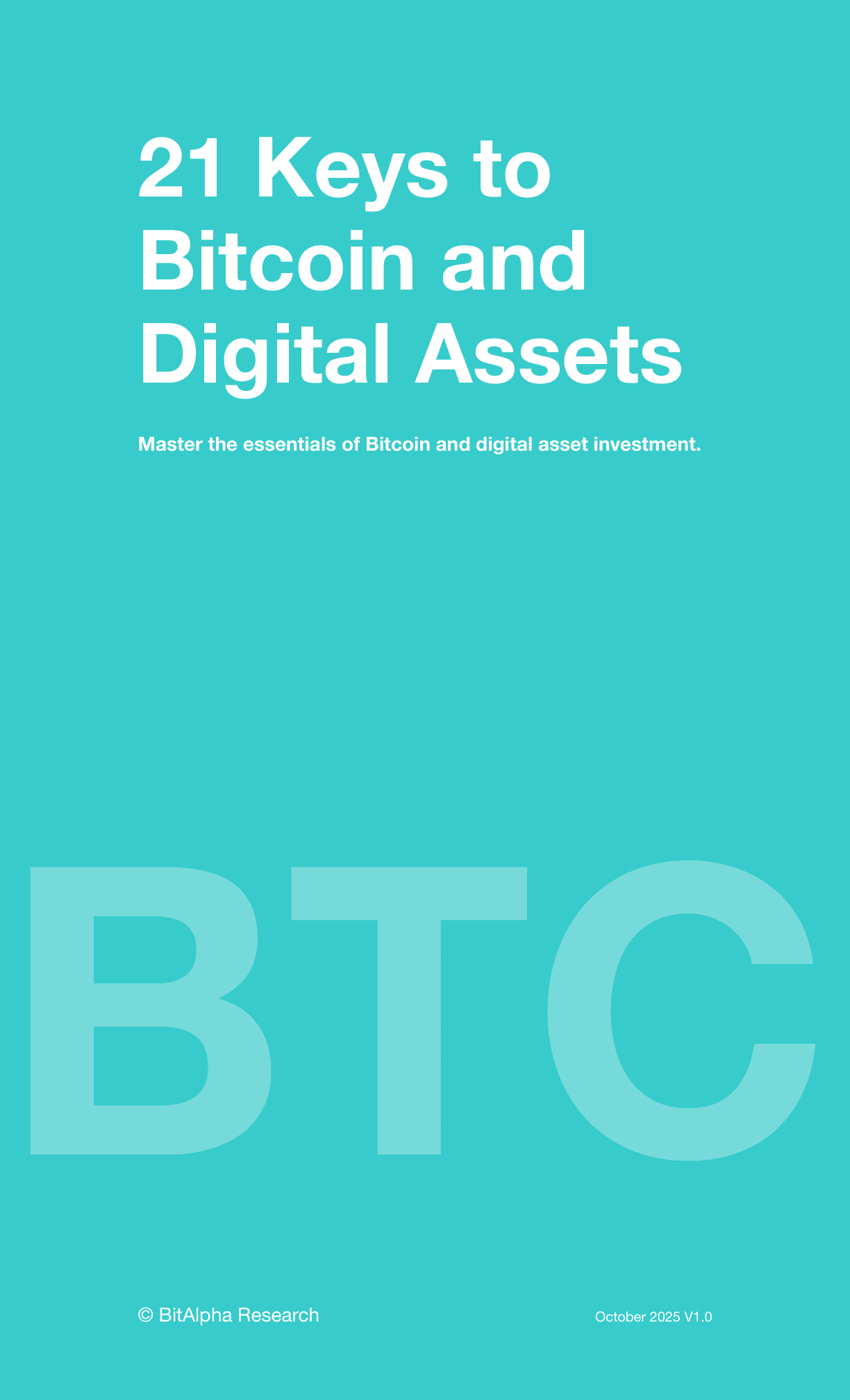 21 Keys to Bitcoin and Digital Assets cover