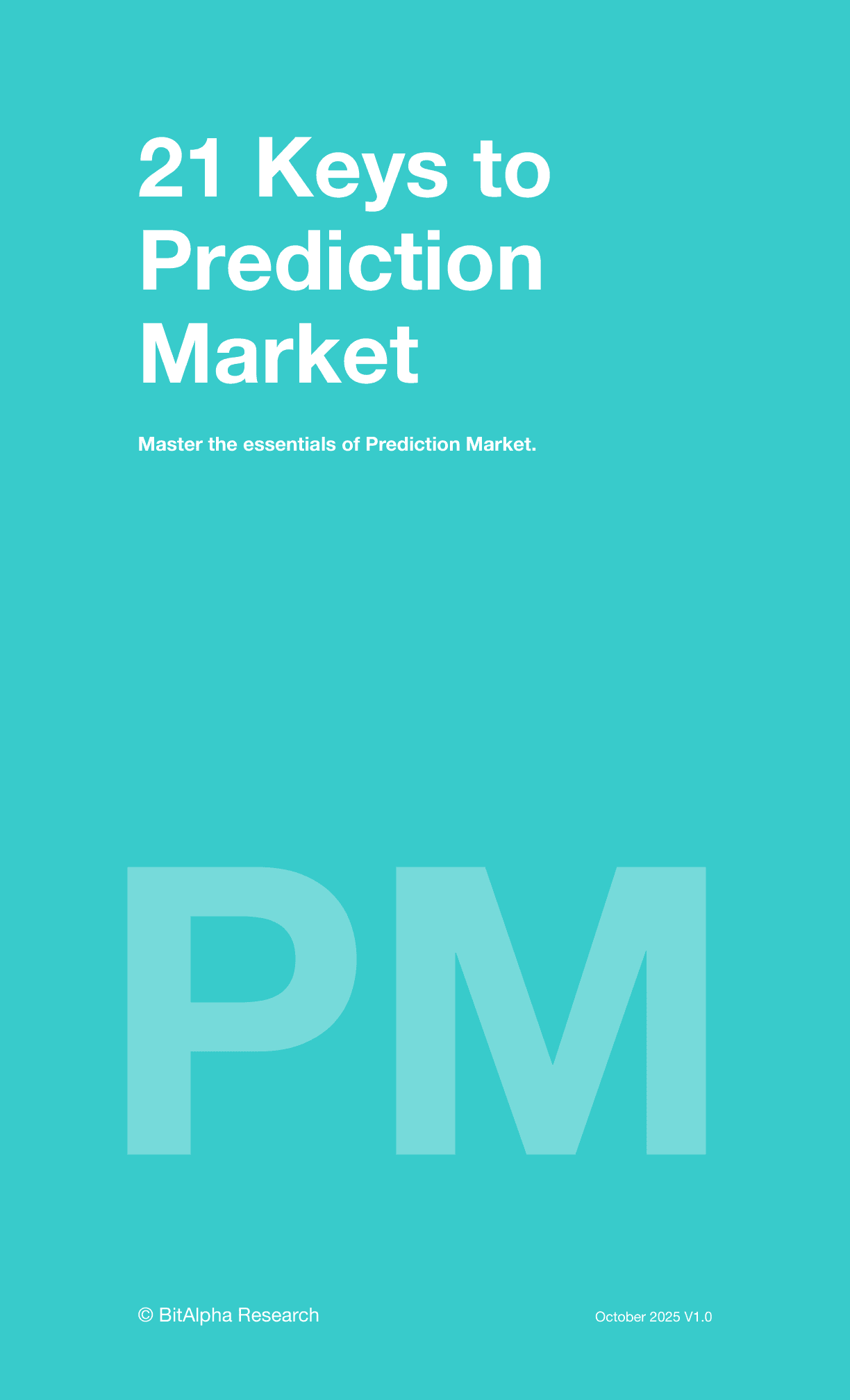 21 Keys to Prediction Market cover