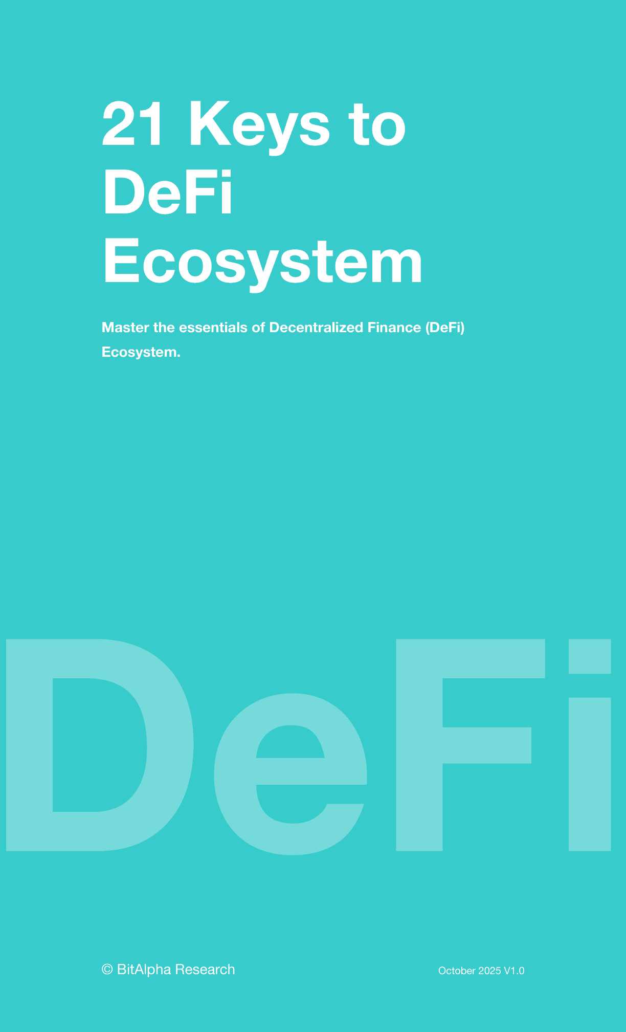 21 Keys to DeFi Ecosystem cover