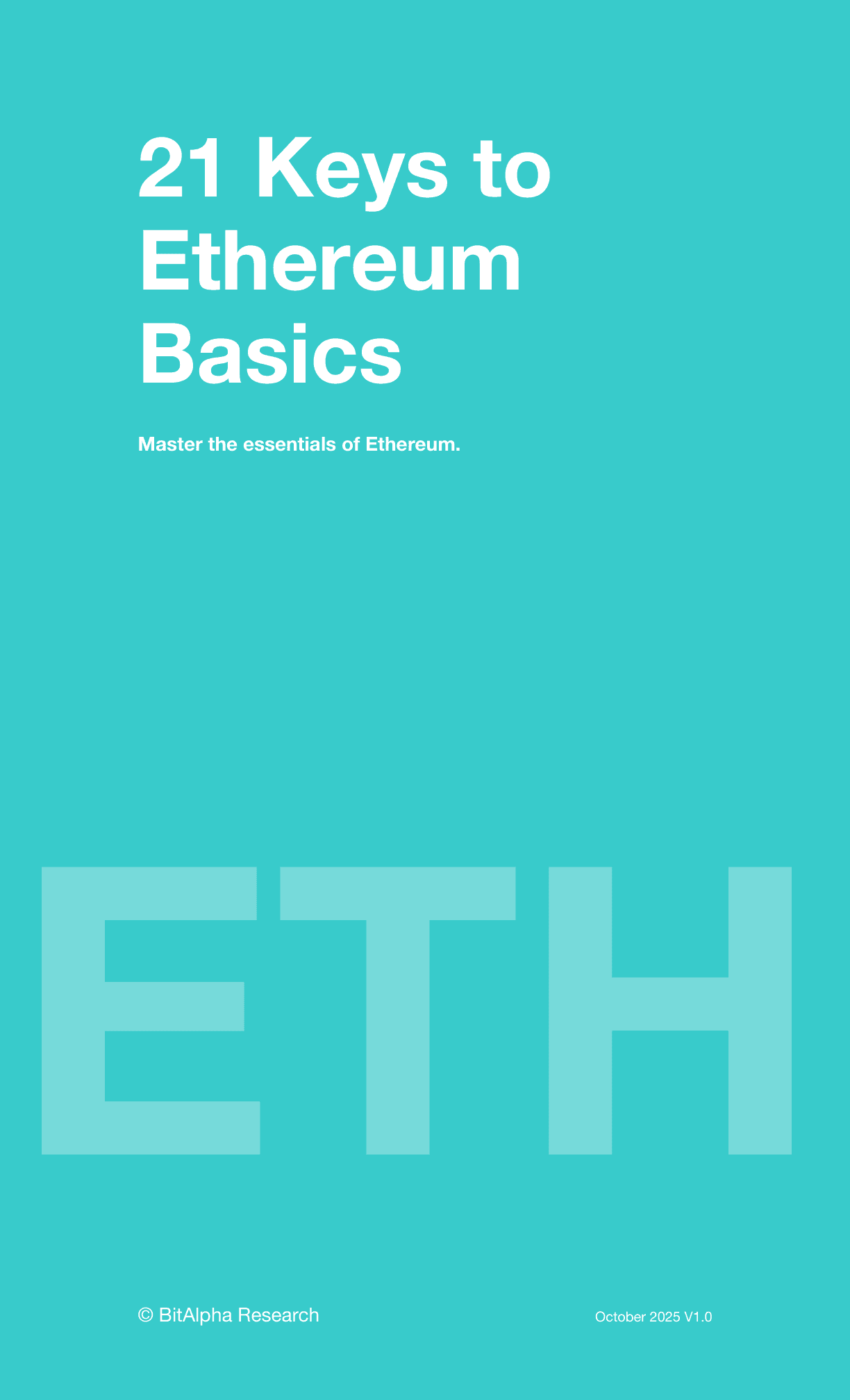 21 Keys to Ethereum Basics cover