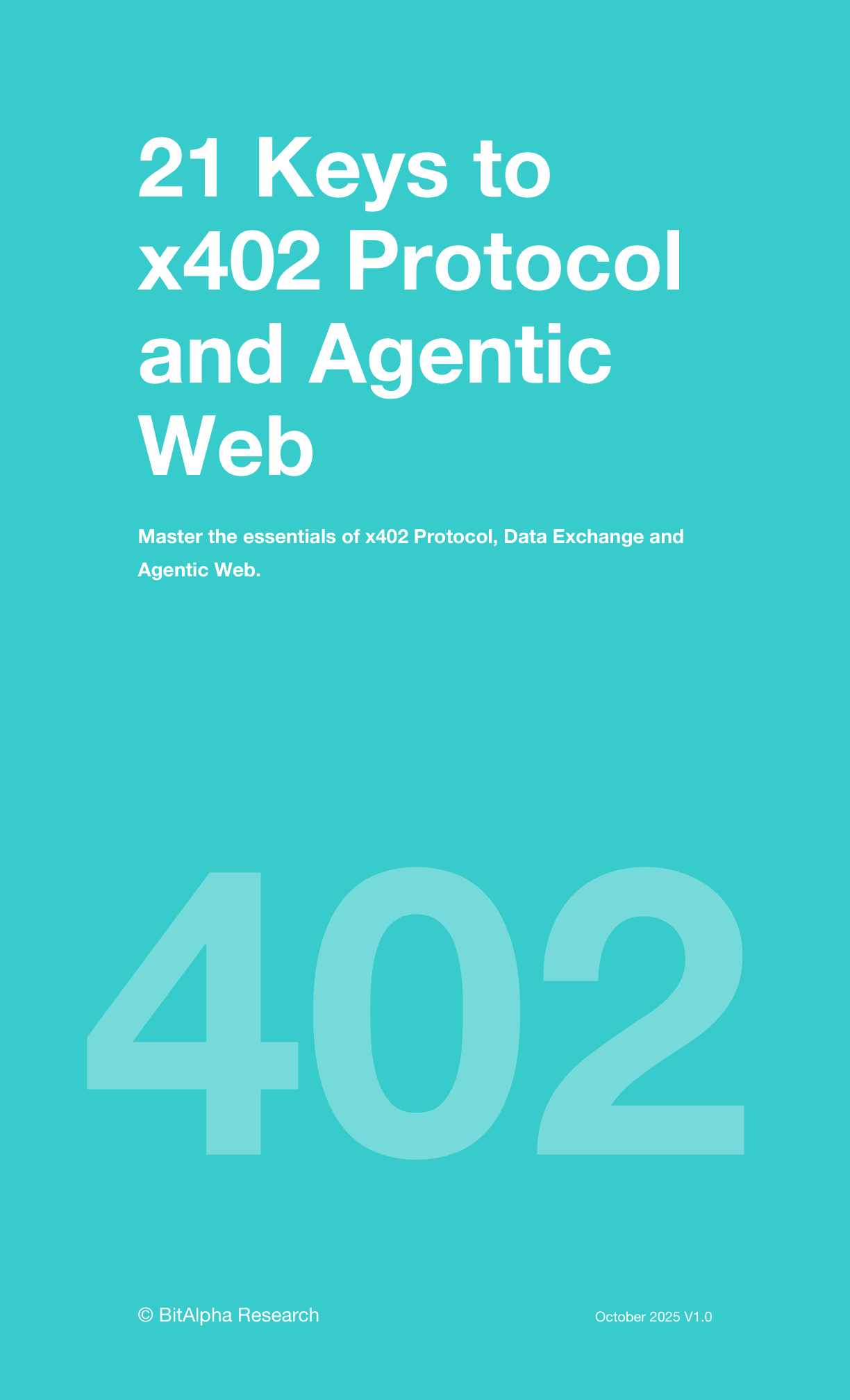 21 Keys to x402 Protocol and Agentic Web cover